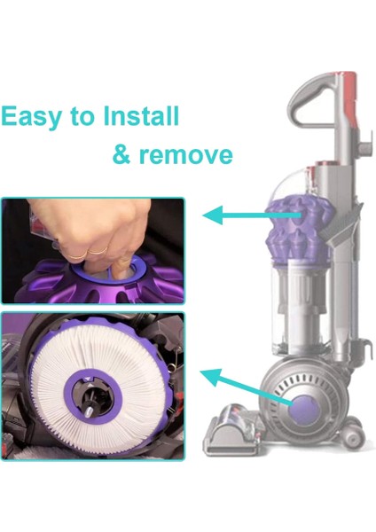 DC50 Yer Süpürgesi Için Ön ve Sonra Motor Hepa Filtresinin Değiştirilmesi, Parçayı Değiştirin 965081-01&965080-01 (Yurt Dışından) fiyatları