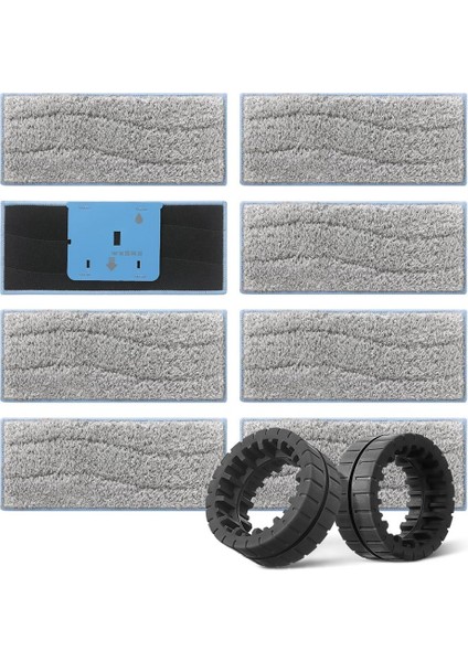 Islak Paspas Pedleri ve M6 (6110) (6012) Robot Mop ile Uyumlu (Yurt Dışından)