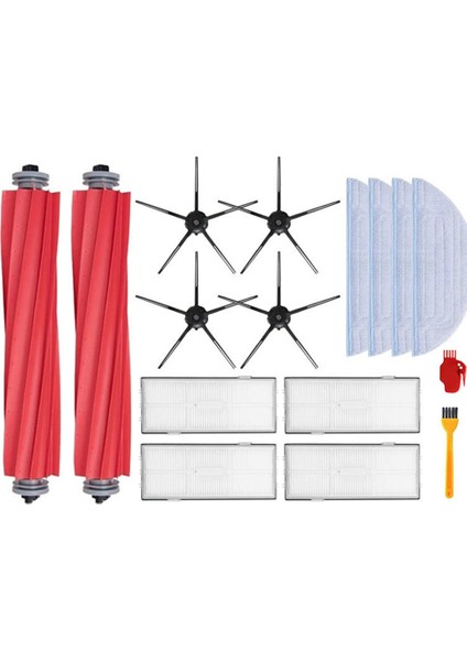 S7 Maxv ULTRA,T7S PLUS,S70,S75 Robotlu Süpürge Filtre Paspas Bezi Ana Yan Fırça Yedek Parçaları (Yurt Dışından)