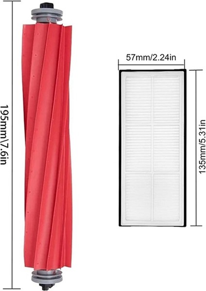 S7 Maxv ULTRA,T7S PLUS,S70,S75 Robotlu Süpürge Filtre Paspas Bezi Ana Yan Fırça Yedek Parçaları (Yurt Dışından) indirimleri
