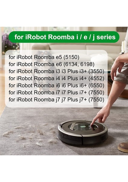 I7 I7+ I3 I3+ I4 I4+ I6 I6+ I8 I8+ J7 J7+ E5 E6 E7 Robot Süpürge Için Yedek Parça Aksesuar Kiti (Yurt Dışından)