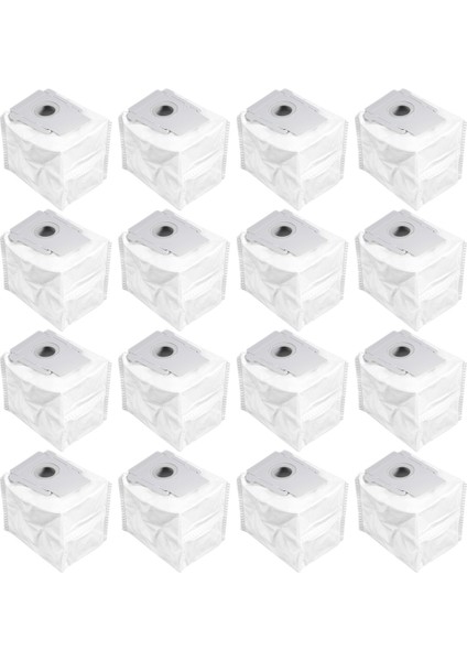 I3+(3550) I7+(7550) Clean Base ile Uyumlu 16'lı Paket Vakum Torbası (Yurt Dışından)
