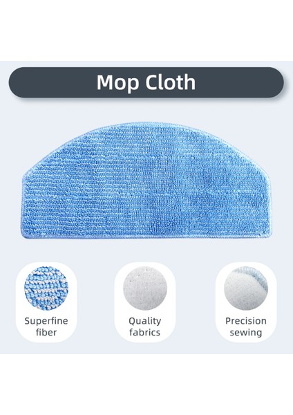 10 Adet Yıkanabilir Paspas Bezi G8000 PRO/G20 Elektrikli Süpürge Yedek Paspas Pedleri Ev Temizlik (Yurt Dışından) modelleri