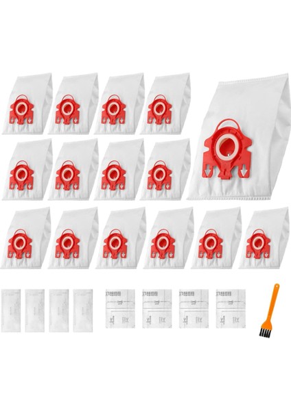 Fjm Vacuum Compact S400I S658 8 Filtre ile Uyumlu 15 Paket Çanta (Yurt Dışından)