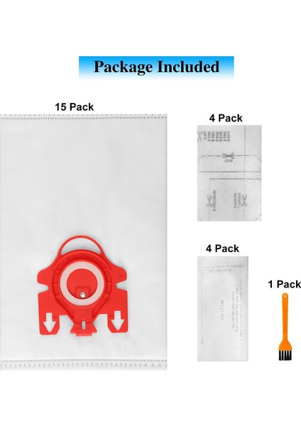 Fjm Vacuum Compact S400I S658 8 Filtre ile Uyumlu 15 Paket Çanta (Yurt Dışından) fiyatları