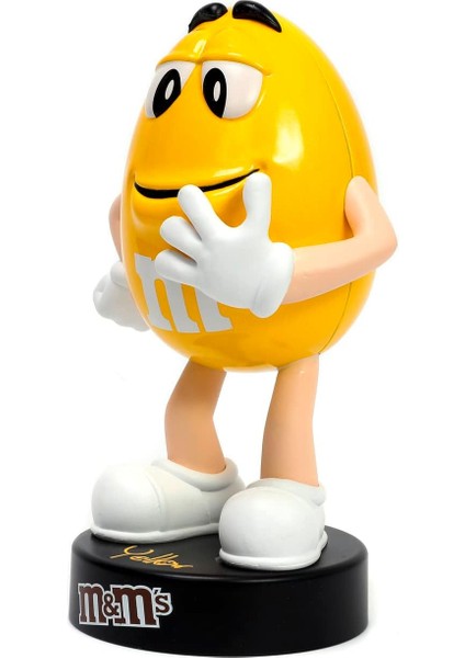 Toys M&ms Sarı Figür (10 Cm) - Metalik Boyalı Sarı M&m's Koleksiyonluk Metal Figür