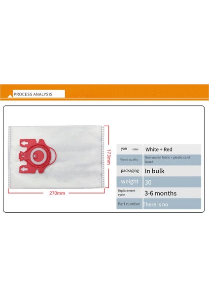 Fjm Vacuum Compact S400I S658 8 Filtre ile Uyumlu 15 Paket Çanta (Yurt Dışından) modelleri