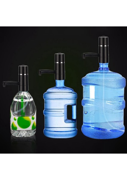 Elektrikli Su Şişesi Pompası 5 Galon, USB Kablosuz Taşınabilir Otomatik Sürahi Içme Dağıtıcı Filtresi Ev Ofis Için, Siyah (Yurt Dışından) modelleri