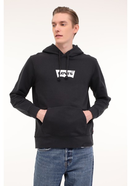 Levı’s Lse T2 Std Graphıc Hood S Siyah Erkek Sweatshirt