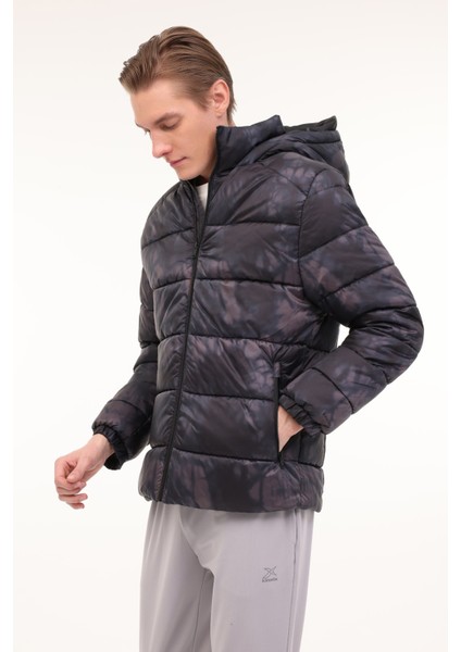 ml Warm Coat MJ24828 4pr Antrasit Erkek Kısa Kaban