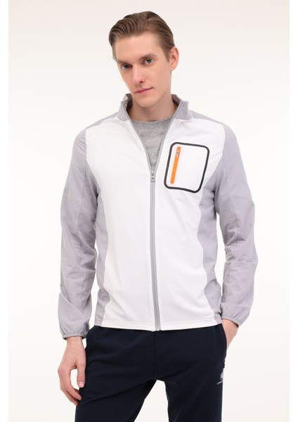 ml 18J-LIN Orange Top 4pr Beyaz Erkek Eşofman Üstü