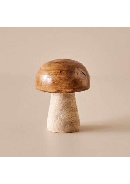 Mushroom Dekoratif Obje Naturel (12X15 Cm)