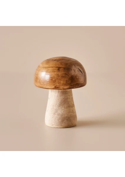 Bella Maison Mushroom Dekoratif Obje Naturel (12X15 Cm)