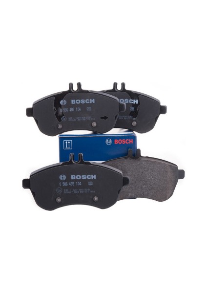 Bosch 0986495104 Fren Balatası On W204 0714 S204 0714 C204 11 A207 1116