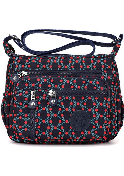 Baskılı Naylon Omuz Çantası Kanvas Kadın Çantası (Yurt Dışından)