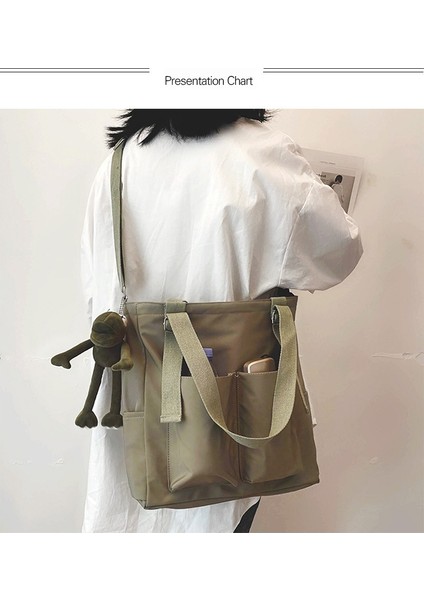 Edebi Eğlence Büyük Kapasiteli Basit Omuz Çantası (Yurt Dışından) fiyatları