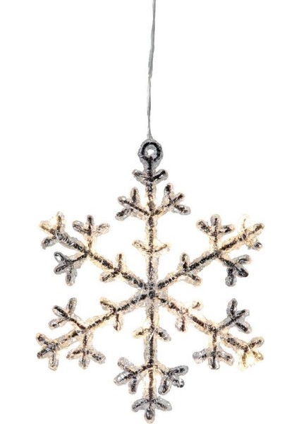 Tekno Trust 410791 "ıcy" 16 Ledli Şeffaf Dekoratif Aydınlatma 18CM Yüksekliğinde 16CM Uzunluğunda