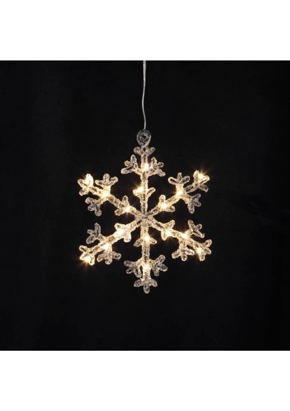 Tekno Trust 410791 "ıcy" 16 Ledli Şeffaf Dekoratif Aydınlatma 18CM Yüksekliğinde 16CM Uzunluğunda