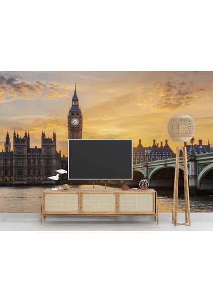 Londra Westminster Köprüsü Manzaralı Duvar Kağıdı modelleri