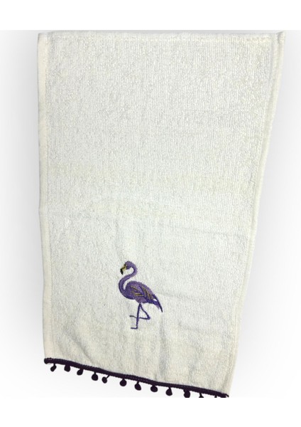 30X50 Flamingo Desenli Mutfak Havlusu