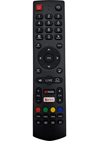 Redline LCD Youtube-Netflix-Live Tuşlu LCD LED Tv Kumandası