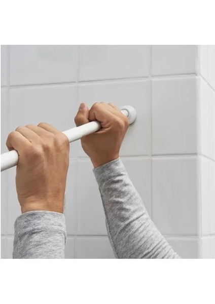Botaren Duş Perdesi Çubuğu Beyaz 70 x 120 cm fırsatları