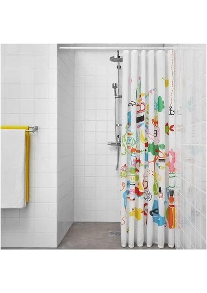 Botaren Duş Perdesi Çubuğu Beyaz 70 x 120 cm indirimleri