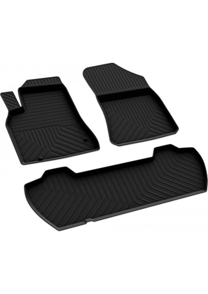 Peugeot Partner Tepee 2 2008-2019 Model Yılları Için Uyumlu Yeo 4d Havuzlu Paspas Takımı