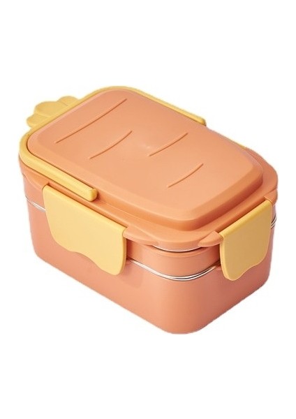 Çift Katmanlı Paslanmaz Çelik Isı Yalıtımı Bölünmüş Yemek Saklama Kabı - Yeşil (Yurt Dışından)