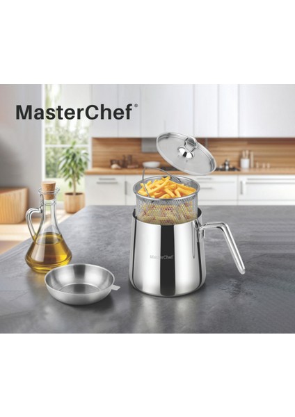 Masterchef Çelik Kızartma Potu 4pcs Inox