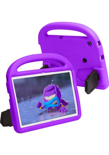 Huawei Mediapad T5 10.1 Inç Mor Için Serçe Stili Eva Kılıf (Yurt Dışından)