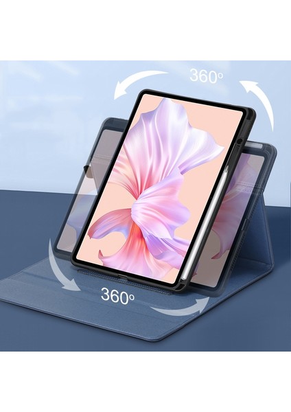 Huawei Matepad Pro 12,6 Inç Siyah Için Döndürülebilir Tablet Kılıfı (Yurt Dışından)