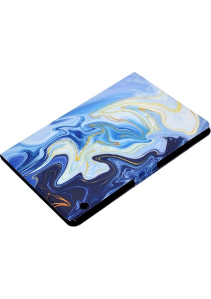 Huawei Mediapad T5 10.0 Mavi Mermer Kılıf (Yurt Dışından)