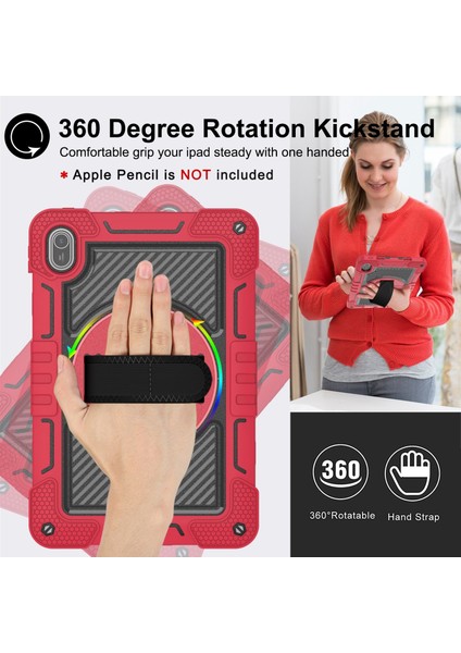 Huawei Matepad Se 11 Kırmızı + Siyah Için Pc + Silikon Tablet Kılıfı (Yurt Dışından) fiyatları