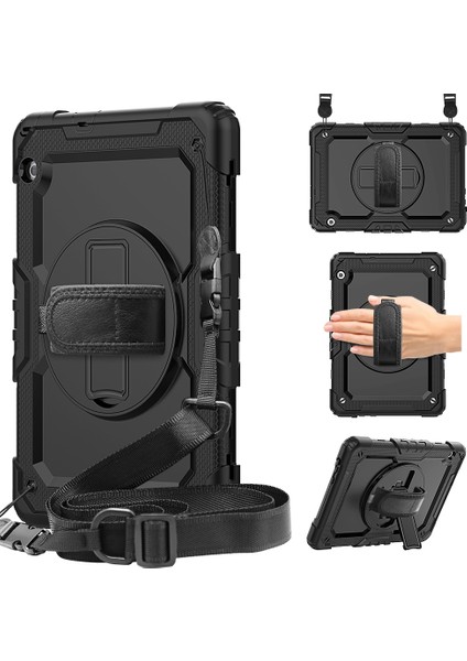 Huawei Mediapad T5 Siyah Için Tutuculu Koruyucu Kılıf (Yurt Dışından)