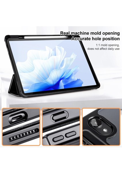 Huawei Matepad Air 11.5 Inç 3 Katlı Akrilik Deri Tablet Kılıfı (Yurt Dışından) modelleri