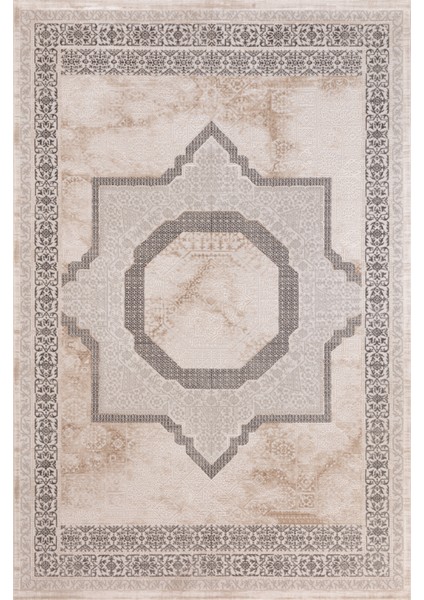 Lynosse Krem Yumuşak Konforlu Halı P1163
