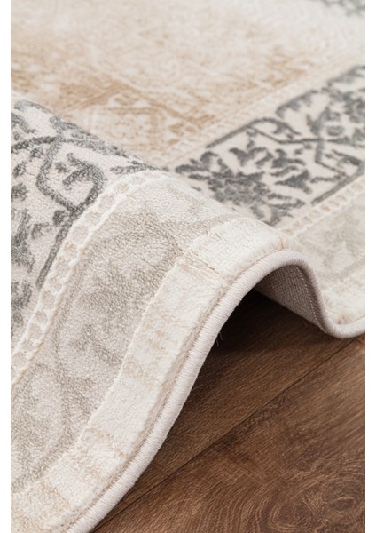 Lynosse Krem Yumuşak Konforlu Halı P1163