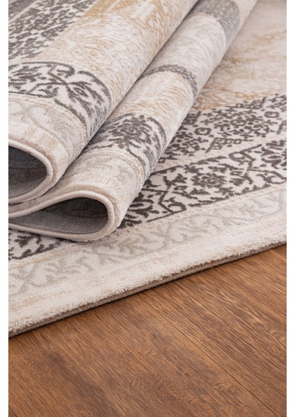 Lynosse Krem Yumuşak Konforlu Halı P1163