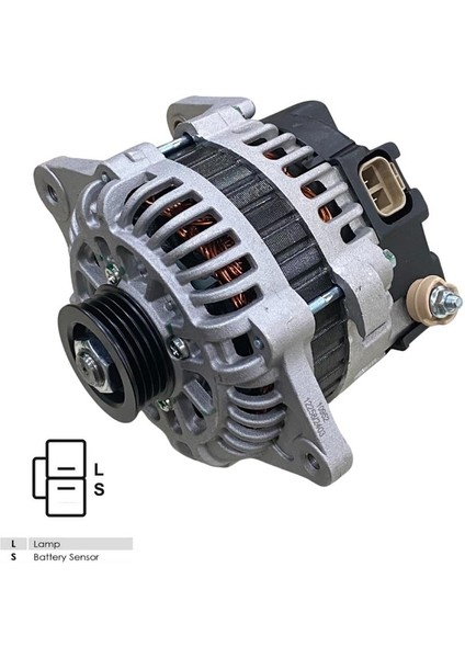 12V Alternatör Dinamo 70 A (L-S) Kıa Rıo/shuma