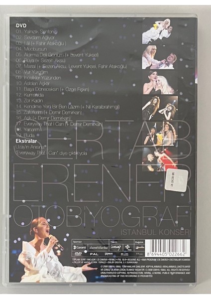 Sertab Erener - Otobiyografi İstanbul Konseri CD fiyatları