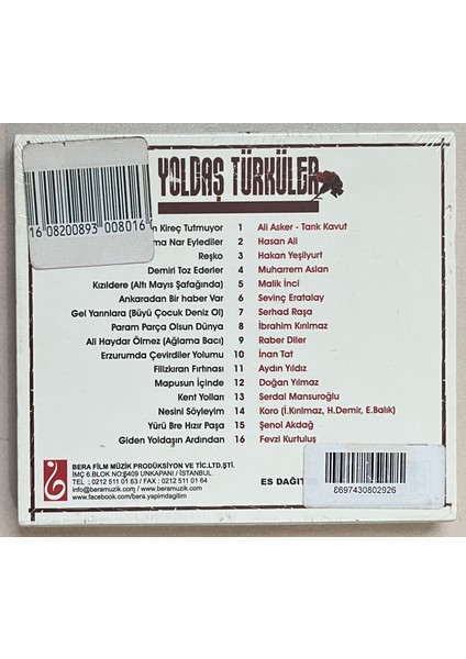 Yoldaş Türküler CD