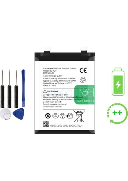 Tecno Pova 5 Pro 5g ile Uyumlu Güclendirilmis Ithal Pil Batarya BL-49PT