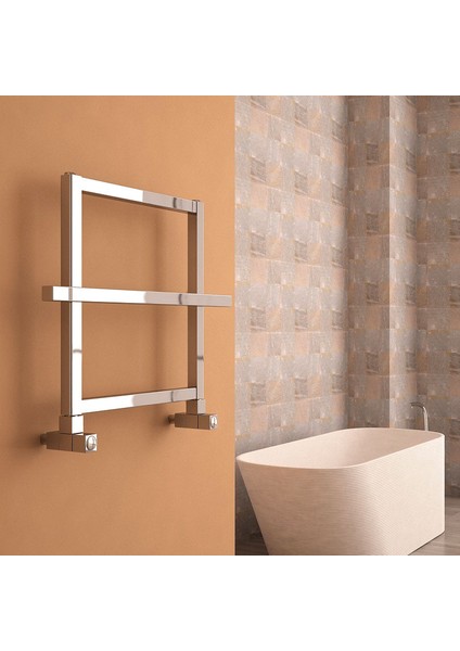 Ajax Alüminyum Havlupan Modern Tasarım Parlak Eloksal 45X60 cm