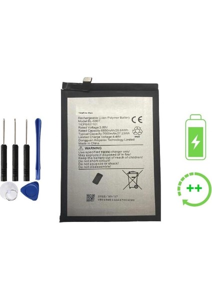 Tecno Pova Neo 2 ile Uyumlu Güclendirilmis Ithal Pil Batarya BL-66BT