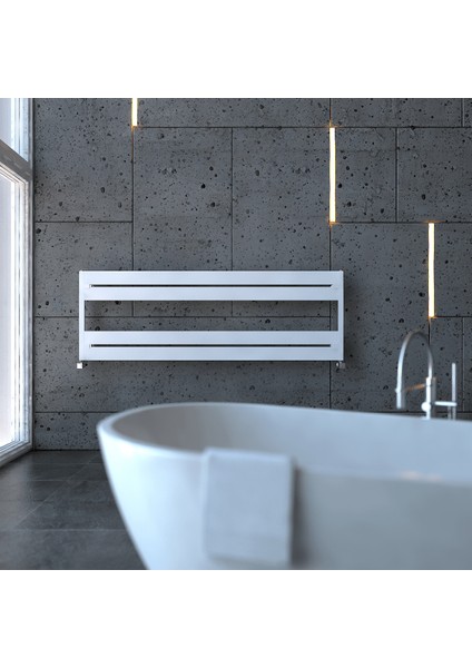 Mack Bath H Alüminyum Havlupan Modern Tasarım Beyaz 50,5X150 cm