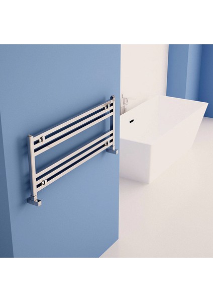 Fame H Alüminyum Havlupan Modern Tasarım Parlak Eloksal 40X100 cm