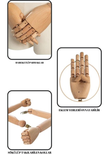 36 Beden Ahşap Kollu Pantolon Giyebilen Terzi Mankeni Vitrin Mankeni modelleri