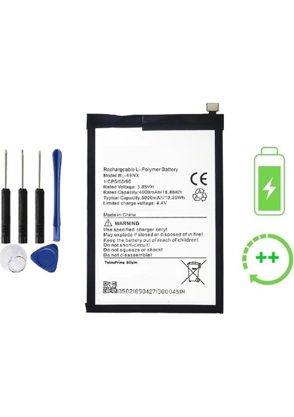 Infinix Hot 30I Ile Uyumlu Güclendirilmis Ithal Pil Batarya BL-49NX