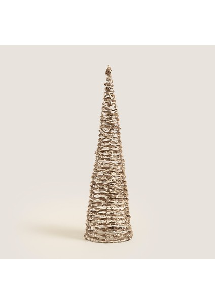 Mocro LED Işıklı Yılbaşı Süsü L Açık Altın modelleri